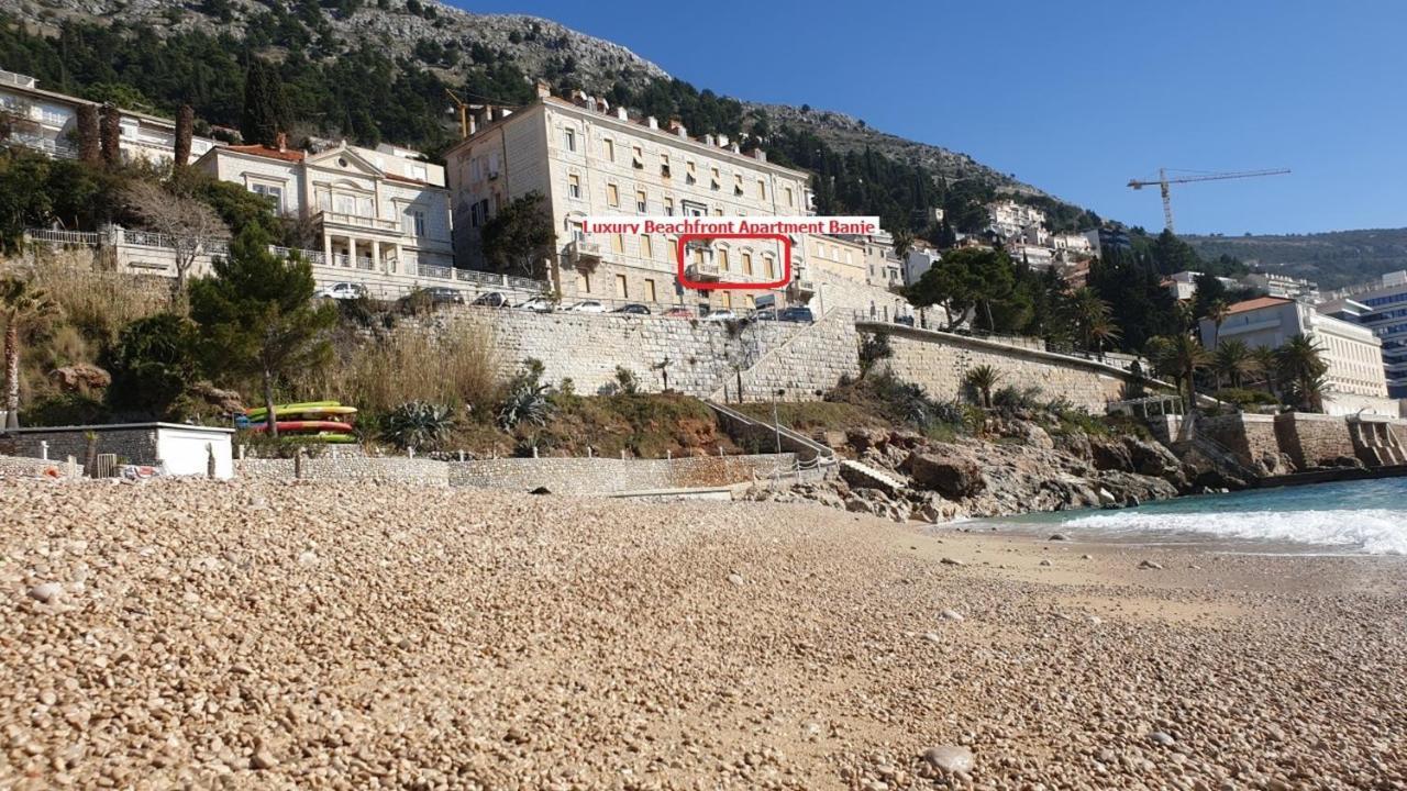 Luxury Beachfront Apartment Banje ドゥブロブニク エクステリア 写真